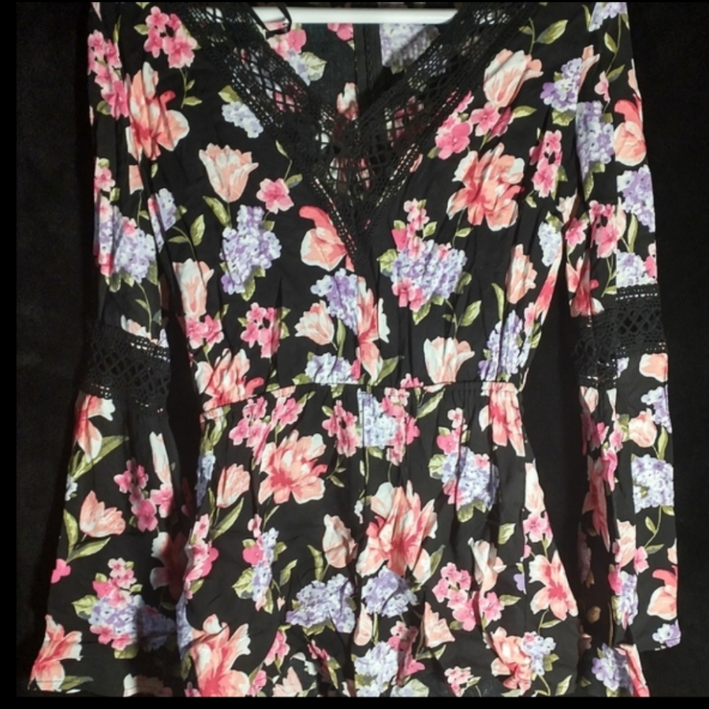 Floral Romper shorts